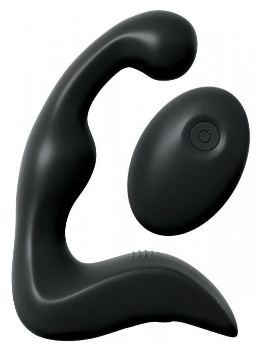 Черный вибромассажер простаты с пультом ДУ Control P-Spot Pro - Pipedream - в Вологде купить с доставкой