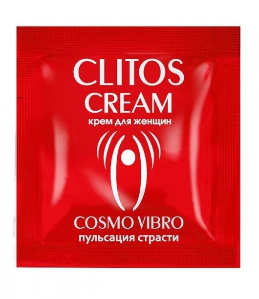Пробник возбуждающего крема для женщин Clitos Cream - 1,5 гр. - Биоритм - купить с доставкой в Вологде