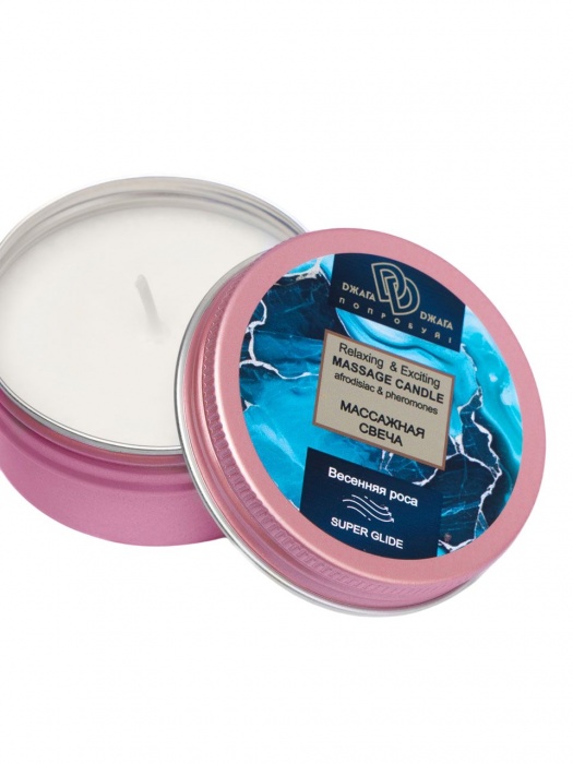 Массажная свеча  Весенняя роса - БиоМед - купить с доставкой в Вологде