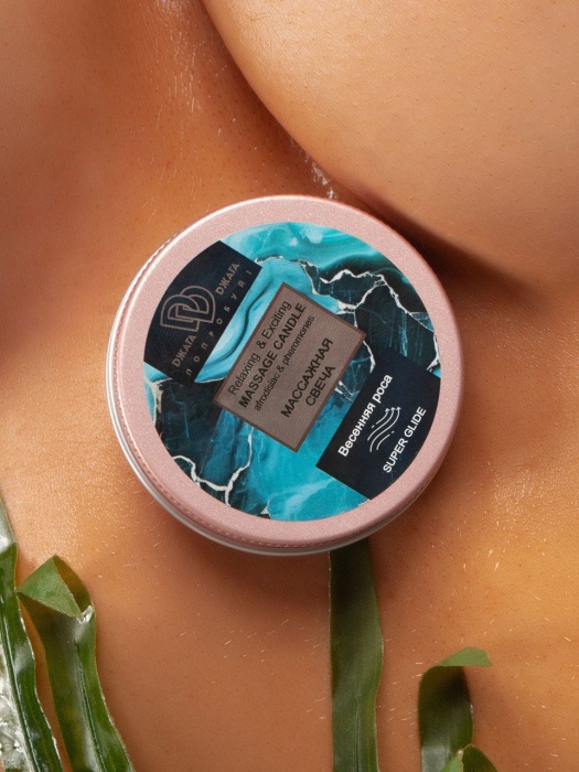 Массажная свеча  Весенняя роса - БиоМед - купить с доставкой в Вологде