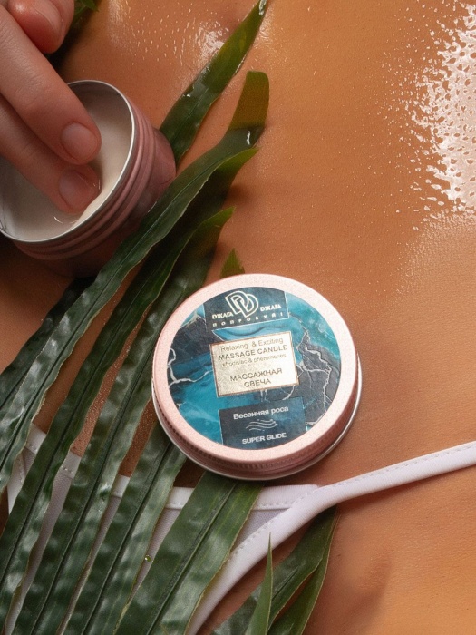 Массажная свеча  Весенняя роса - БиоМед - купить с доставкой в Вологде