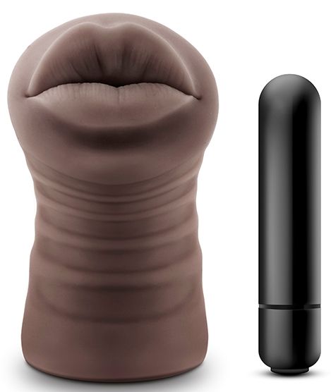 Коричневый мастурбатор-ротик Renee - Blush Novelties - в Вологде купить с доставкой