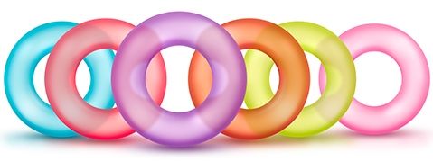 Набор из 6 эрекционных колец King of the Ring - Blush Novelties - в Вологде купить с доставкой