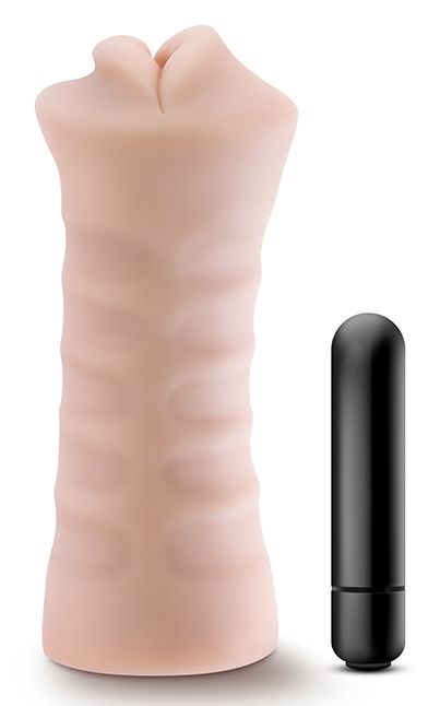 Телесный мастурбатор-ротик Angie - Blush Novelties - в Вологде купить с доставкой