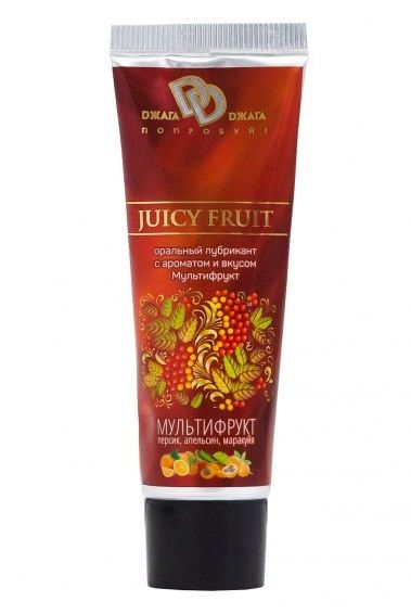 Интимный съедобный лубрикант JUICY FRUIT с ароматом фруктов - 30 мл. - БиоМед - купить с доставкой в Вологде