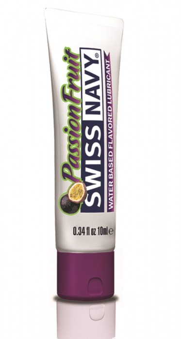 Лубрикант Swiss Navy Passion Fruit Lube с ароматом маракуйи - 10 мл. - Swiss navy - купить с доставкой в Вологде