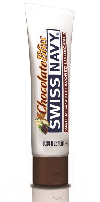 Лубрикант с ароматом шоколада Swiss Navy Chocolate Bliss Lube - 10 мл. - Swiss navy - купить с доставкой в Вологде