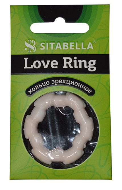 Фигурное эрекционное кольцо из киберкожи - Sitabella - в Вологде купить с доставкой