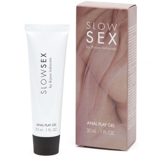 Лубрикант на водной основе Slow Sex Anal Play Gel - 30 мл. - Bijoux Indiscrets - купить с доставкой в Вологде