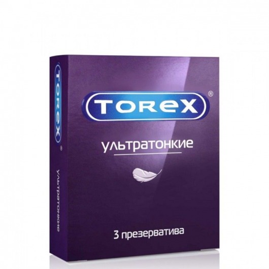 Презервативы Torex  Ультратонкие  - 3 шт. - Torex - купить с доставкой в Вологде