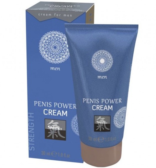 Возбуждающий крем для мужчин Penis Power Cream - 30 мл. - Shiatsu - купить с доставкой в Вологде