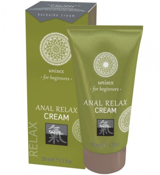 Анальный крем Anal Relax Cream - 50 мл. - Shiatsu - купить с доставкой в Вологде