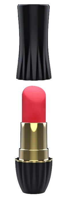 Клиторальный стимулятор-помада LIPSTICK - 9,3 см. - Dream Toys - купить с доставкой в Вологде