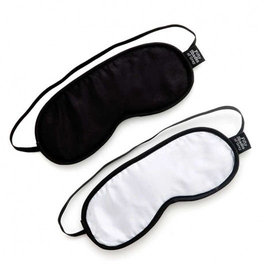 Набор из двух масок на глаза Soft Blindfold Twin Pack - Fifty Shades of Grey - купить с доставкой в Вологде