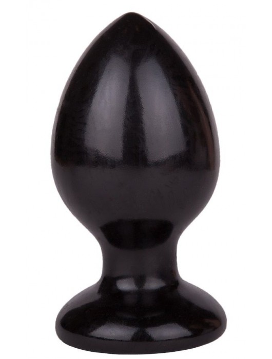 Черный анальный плаг Glide L - 11,7 см. - LOVETOY (А-Полимер)