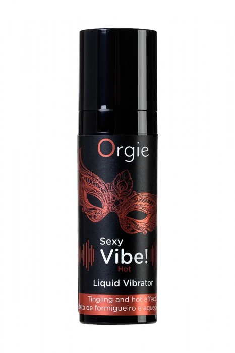 Разогревающий гель для массажа ORGIE Sexy Vibe Hot с эффектом вибрации - 15 мл. - ORGIE - купить с доставкой в Вологде