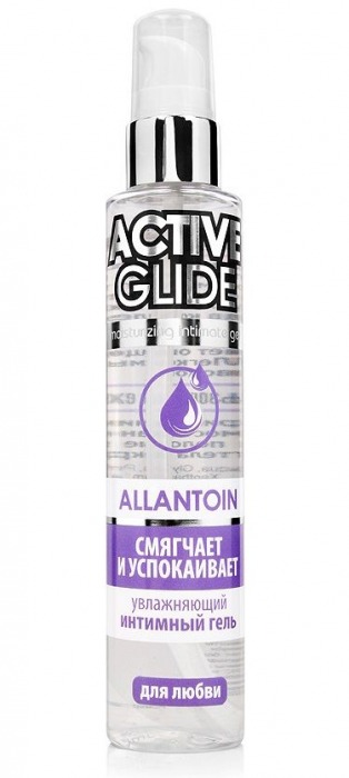 Увлажняющий интимный гель Active Glide Allantoin - 100 гр. - Биоритм - купить с доставкой в Вологде