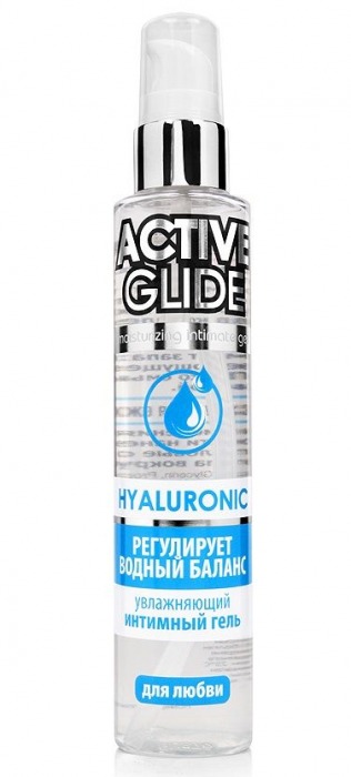 Увлажняющий интимный гель Active Glide Hyaluronic - 100 гр. - Биоритм - купить с доставкой в Вологде