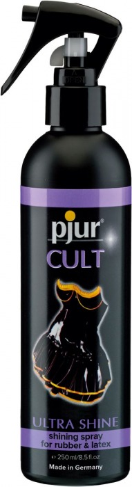 Спрей для ухода за одеждой из латекса pjur CULT Ultra Shine - 250 мл. - Pjur - купить с доставкой в Вологде