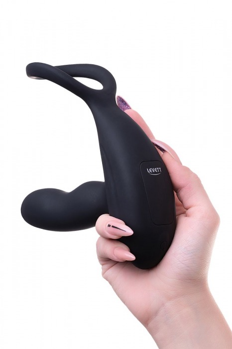 Черный стимулятор простаты Maud с вибрацией - Levett - в Вологде купить с доставкой