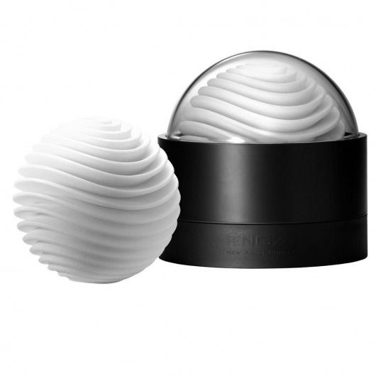 Белый мастурбатор Tenga Geo Aqua - Tenga - в Вологде купить с доставкой