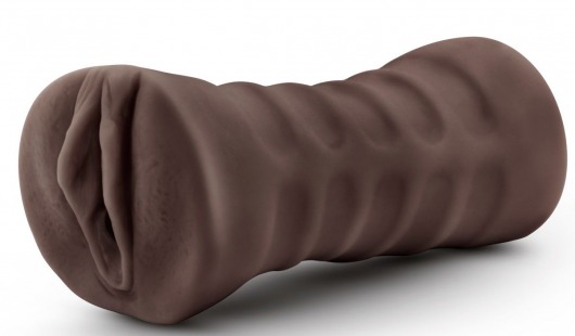 Коричневый мастурбатор-вагина Hot Chocolate Brianna - Blush Novelties - в Вологде купить с доставкой