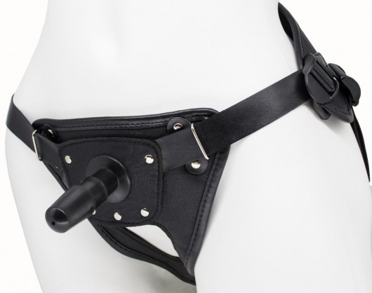 Черный пояс для насадок BEST CLASS STRAP - LOVETOY (А-Полимер) - купить с доставкой в Вологде