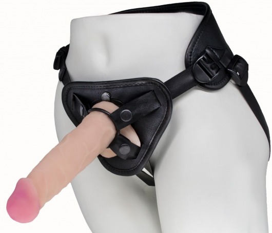 Пояс харнесс BEST UNI strap с 2 сменными насадками - 18,5 и 16 см. - LOVETOY (А-Полимер) - купить с доставкой в Вологде
