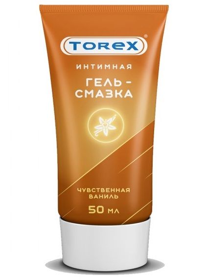 Смазка на водной основе TOREX  Чувственная ваниль  - 50 мл. - Torex - купить с доставкой в Вологде