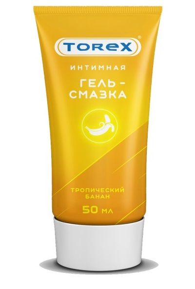 Смазка на водной основе TOREX  Тропический банан  - 50 мл. - Torex - купить с доставкой в Вологде