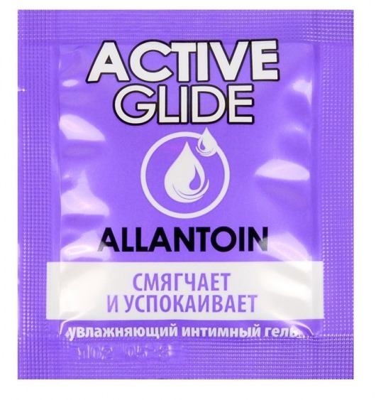 Лубрикант на водной основе Active Glide с аллантоином - 3 гр. - Биоритм - купить с доставкой в Вологде