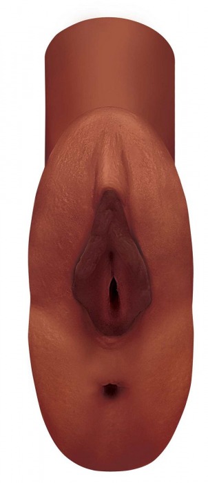 Коричневый мастурбатор Perfect Pussy Double Stroker - Pipedream - в Вологде купить с доставкой