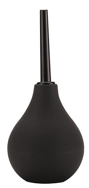 Черный анальный душ ANAL DOUCHE с прямым наконечником - Dream Toys - купить с доставкой в Вологде