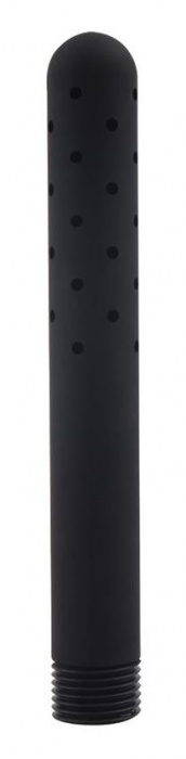 Черная насадка для анального душа ANAL DOUCHE - 15 см. - Dream Toys - купить с доставкой в Вологде