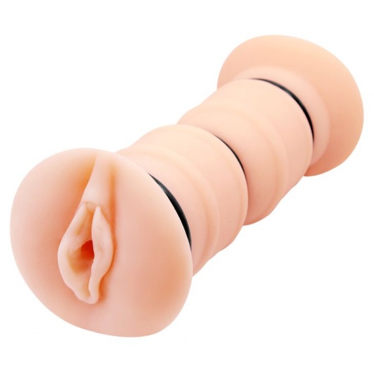 Телесный вибромастурбатор-вагина Michelle - Baile - в Вологде купить с доставкой