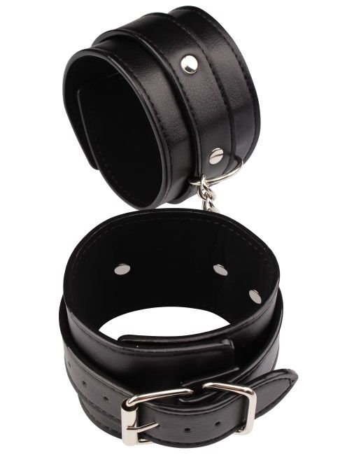 Черные оковы Classic Ankle Cuffs - Chisa - купить с доставкой в Вологде