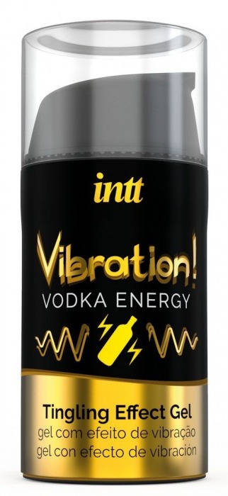 Жидкий интимный гель с эффектом вибрации Vibration! Vodka Energy - 15 мл. - INTT - купить с доставкой в Вологде