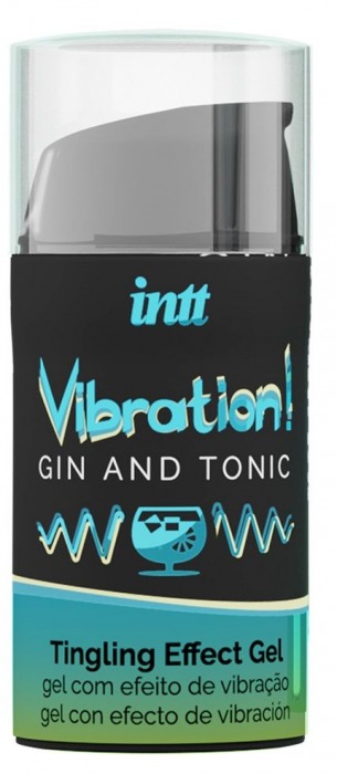 Жидкий интимный гель с эффектом вибрации Vibration! Gin   Tonic - 15 мл. - INTT - купить с доставкой в Вологде