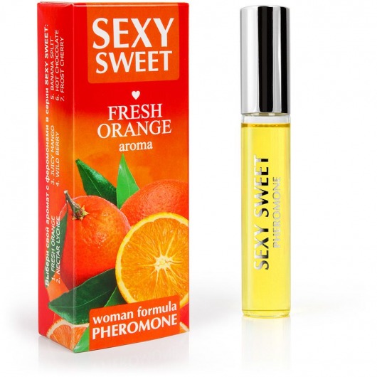 Парфюм для тела с феромонами Sexy Sweet с ароматом апельсина - 10 мл. -  - Магазин феромонов в Вологде