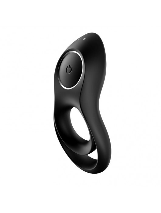 Черное эрекционное виброкольцо Legendary Duo - Satisfyer - в Вологде купить с доставкой