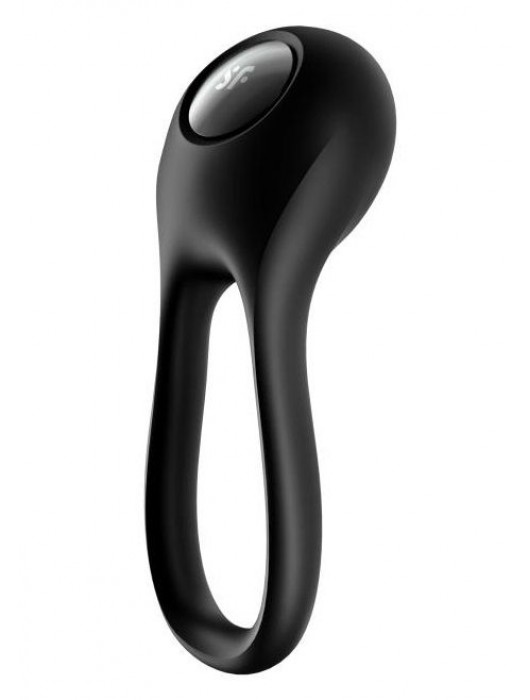 Черное эрекционное виброкольцо Majestic Duo - Satisfyer - в Вологде купить с доставкой