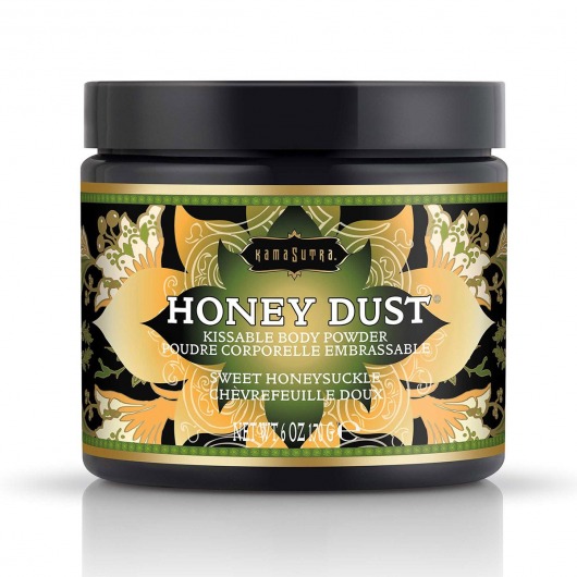 Пудра для тела Honey Dust Body Powder с ароматом жимолости - 170 гр. - Kama Sutra - купить с доставкой в Вологде