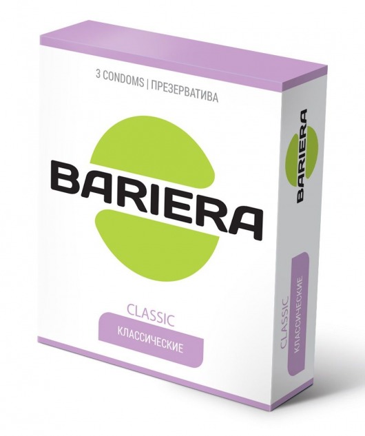 Классические презервативы Bariera Classic - 3 шт. - Bariera - купить с доставкой в Вологде