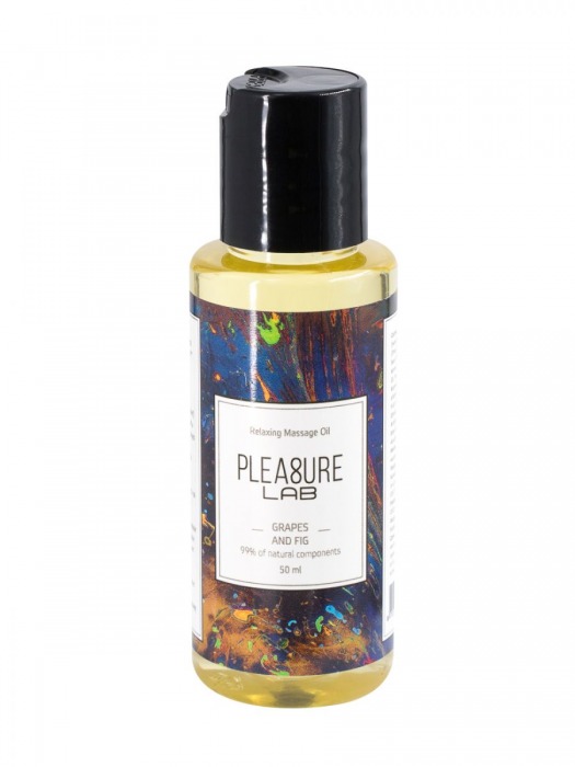 Массажное масло Pleasure Lab Relaxing с ароматом винограда и инжира - 50 мл. - Pleasure Lab - купить с доставкой в Вологде