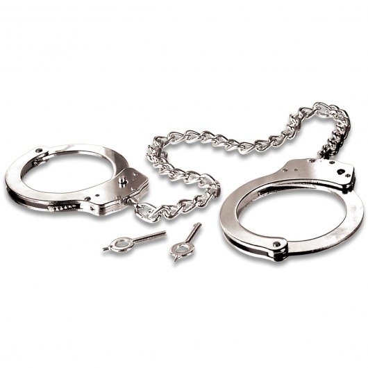 Металлические наручники Metal Leg Cuffs - Pipedream - купить с доставкой в Вологде