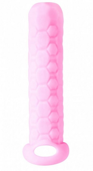 Розовый фаллоудлинитель Homme Long - 13,5 см. - Lola Games - в Вологде купить с доставкой