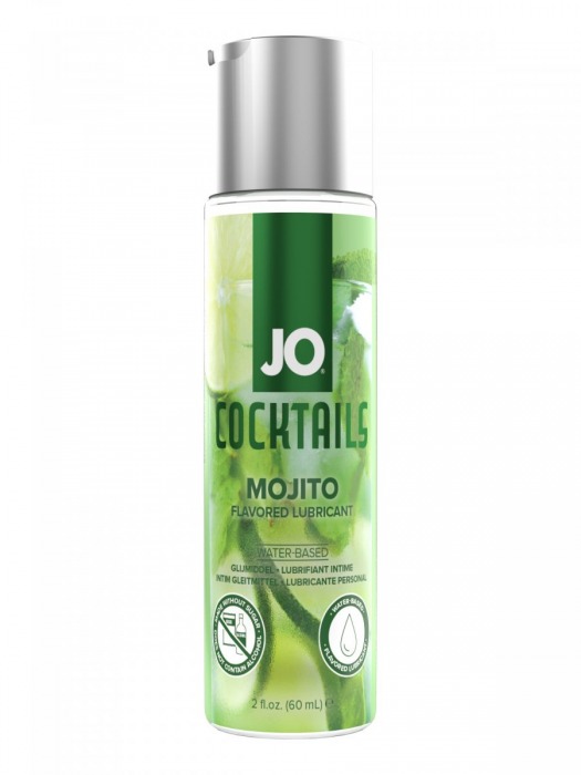 Вкусовой лубрикант на водной основе JO Cocktails Mojito - 60 мл. - System JO - купить с доставкой в Вологде