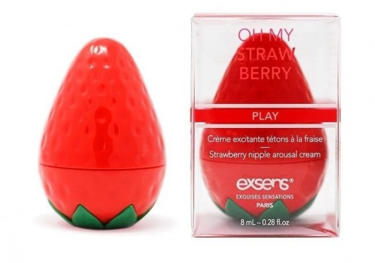 Крем для стимуляции сосков Oh My Strawberry - 8 мл. - Exsens - купить с доставкой в Вологде