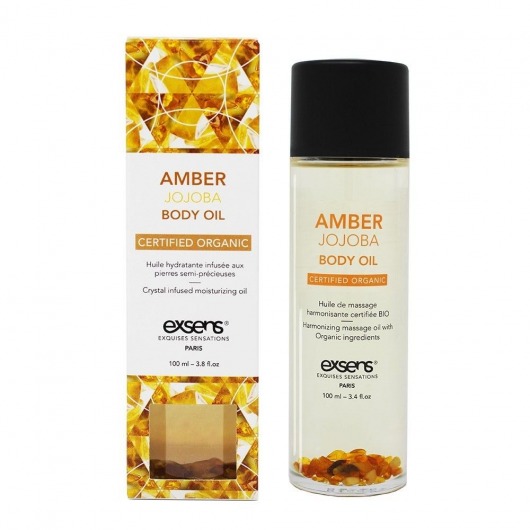 Органическое массажное масло AMBER JOJOBA - 100 мл. - Exsens - купить с доставкой в Вологде