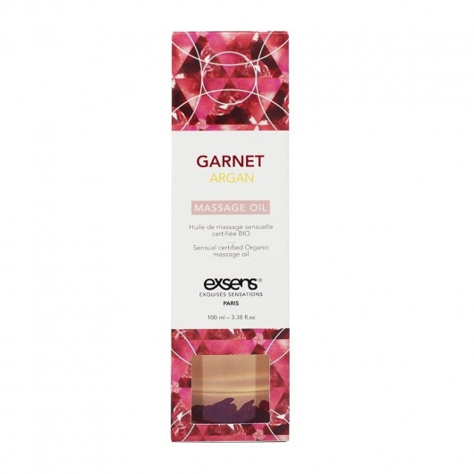 Органическое массажное масло GARNET ARGAN - 100 мл. - Exsens - купить с доставкой в Вологде